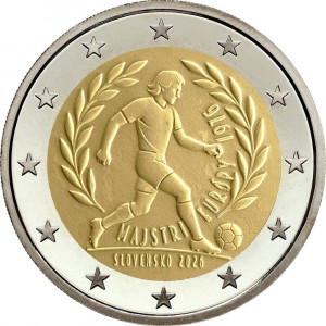 2 Евро Словакия 50-летие победы чехословацкой футбольной команды на чемпионате Европы 1976 г. (2026 года)